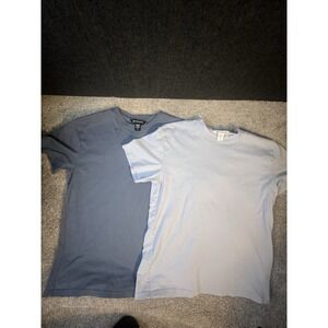 Lot Of 2! Athleta Essential Tee Small Everyday Basic T-Shirt Blue/purple 1 Flaw